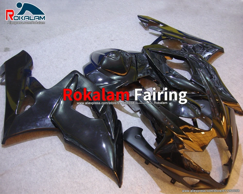 

ABS Fairings For Suzuki GSXR1000 K-5 2005 GSXR1000 2006 GSXR1000 06 05 Motorcycle Black Fairing Kit (Injection Molding)