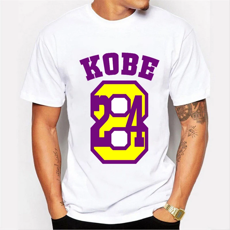 Kobe Bryant черная футболка Mamba летняя повседневная одежда с короткими рукавами и