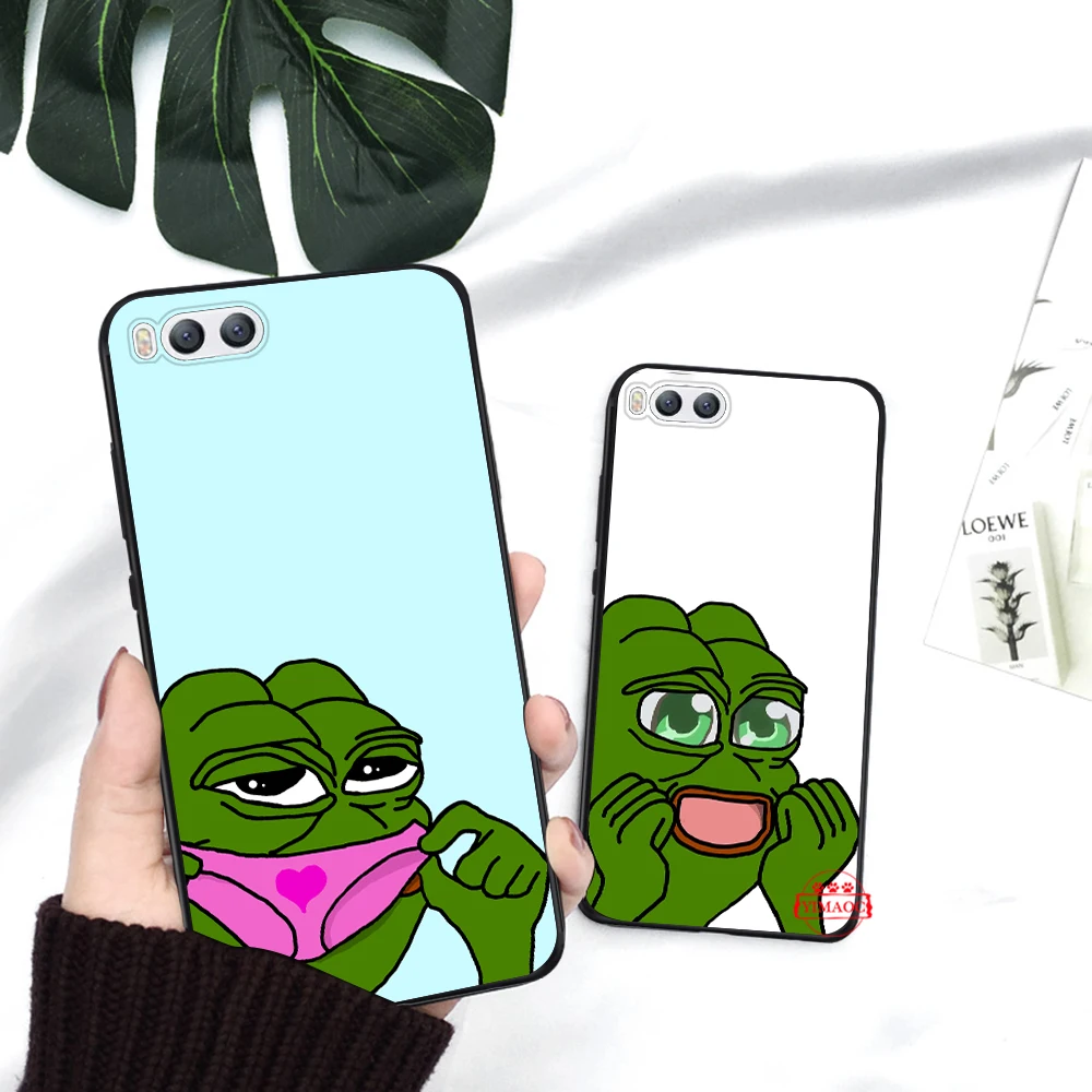 Meme Smug лягушка Пепе силиконовый чехол для Xiaomi 6 8 9 SE A1 A2 A3 Lite F1 Mix 2S MAX 3 9T Pro CC9E CC9 |