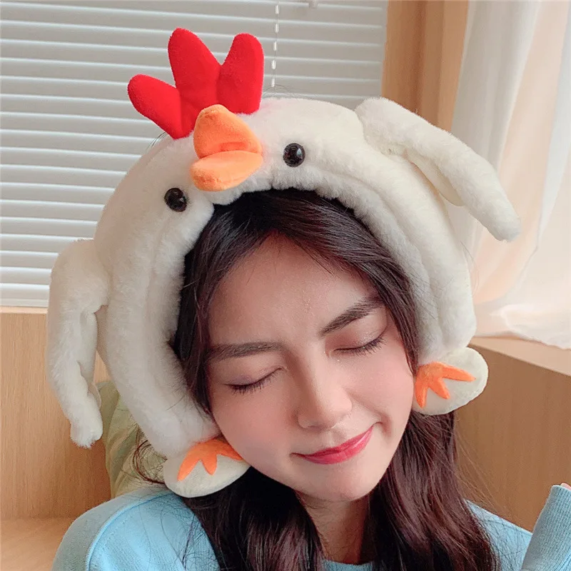 Зимние аксессуары для взрослых обогреватель головы Модный милый мультяшный
