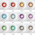 1pair(2pcs) Color Contact Lenses For Eyes Anime Cosplay Colored Lenses Blue Red Multicolored Lenses Contact Lens Beauty Pupils