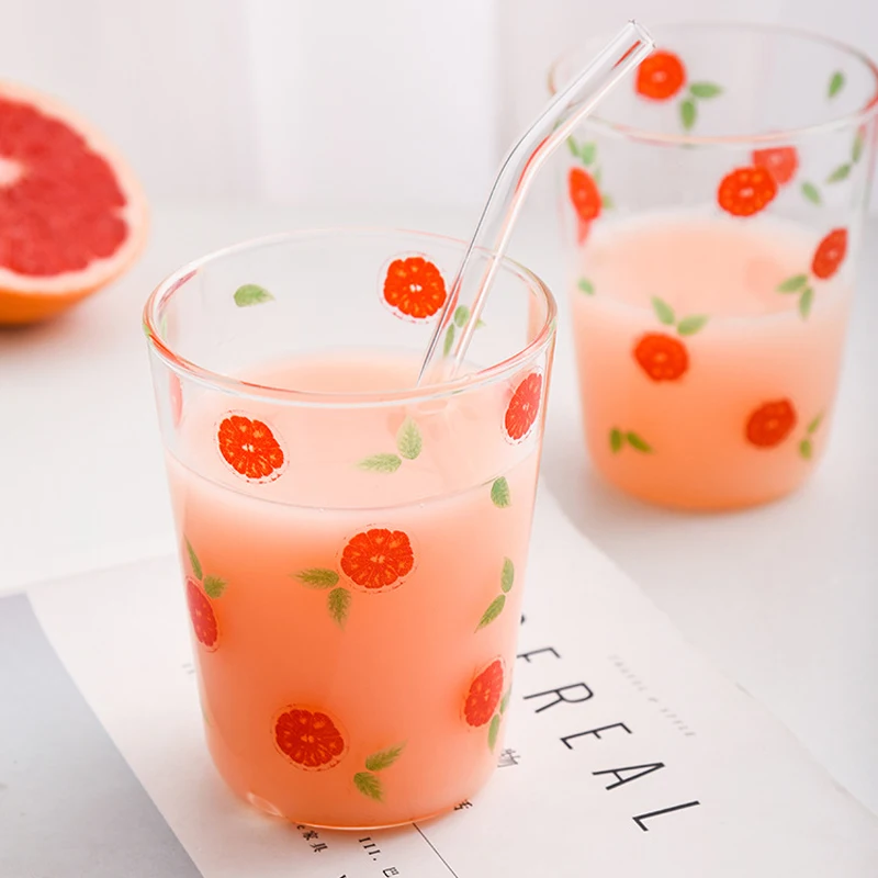Креативная стеклянная чашка для маргариток термостойкая завтрака кружка молока