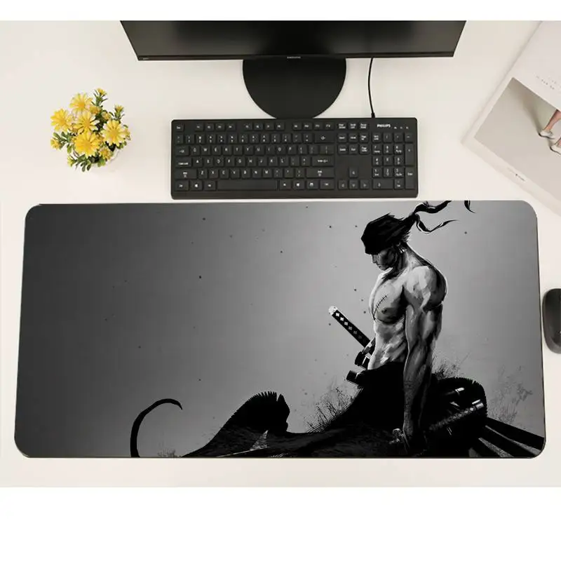 

Roronoa Zoro Large Mouse pad PC Computer mat XL Large Gamer Soft Keyboard PC Desk Mat Takuo Anti-Slip Comfort Pad