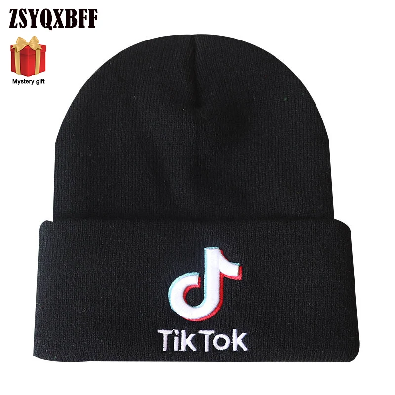 

Knitted Cap Winter Warm Beanie Men Letter Embroidery Hedging Soft Wool Knit Hat Women Cycling Skiing Cap Unisex