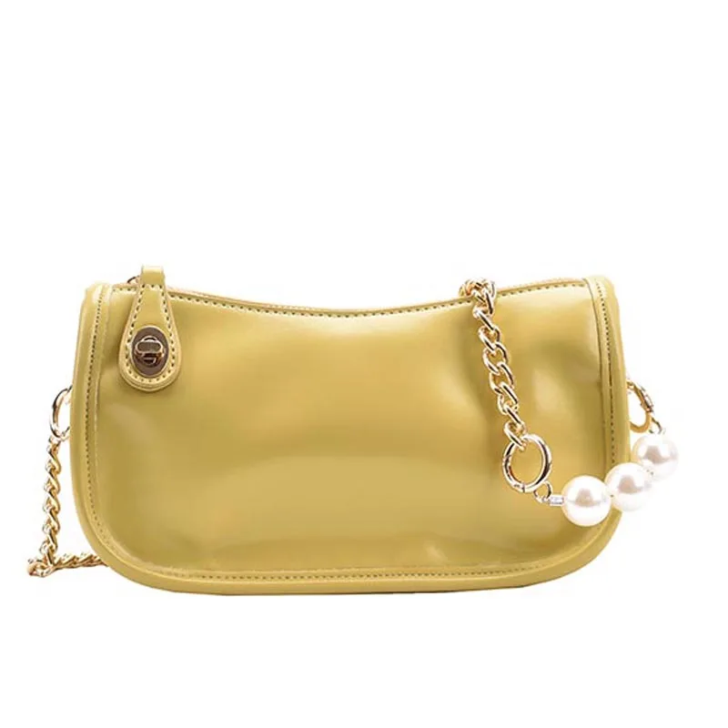 

Simplicity bags for women Fashion solid color high quality leather summer chain lady's Shoulder Messenger Bag sac femme purse