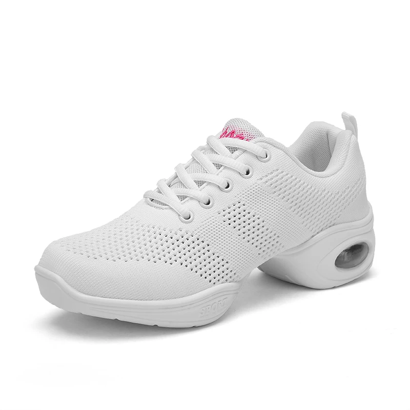 

Breathable Dance Shoes Women Lightweight Ladies Latin Dance Sneakers Summer Mesh Dancing Shoes for Training Teach Walking