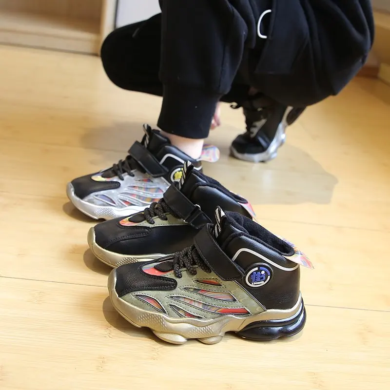 

Boys Sport Shoes New Spring and Sutumn Breathable Sport Shoes Boys Casual Sneakers Children's Fashion Sneakers 2 Colors 27-37