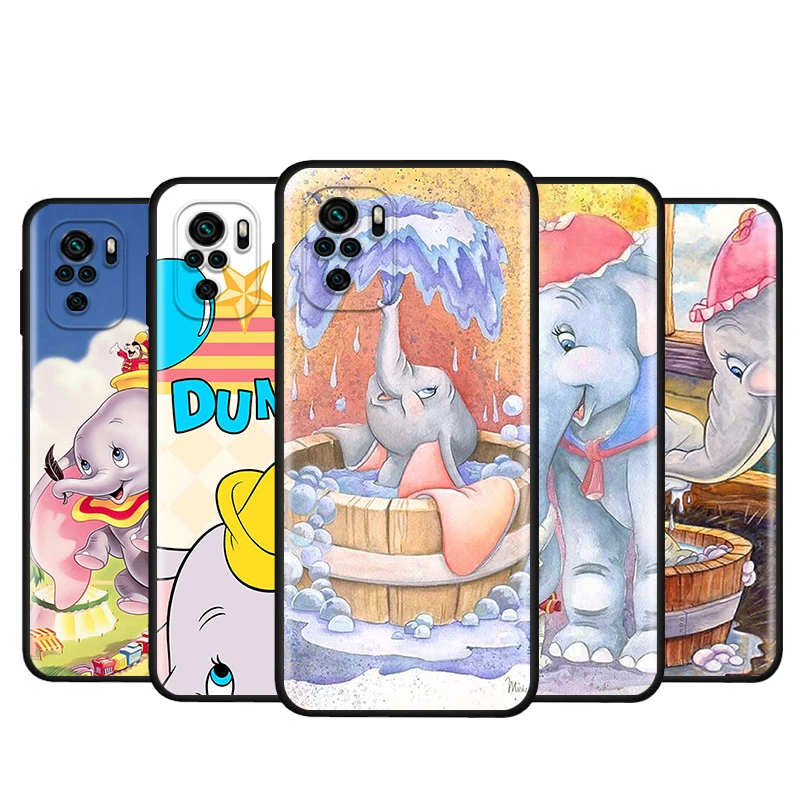 

Circus Dumbo For Xiaomi Redmi Note 10S 10 9 9S 9T 8T 8 7 6 5 Pro Max 5A 4X 4 5G Soft Silicone Phone Case