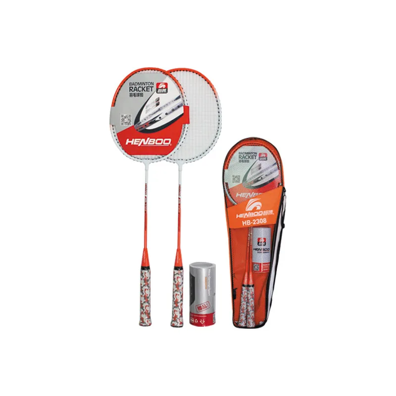 HENBOO Badminton Racket Set Family Double Professional Titanium Alloy Lightest Durable Standard 2308 | Спорт и развлечения