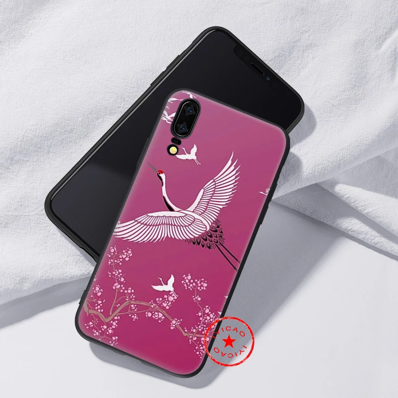 IYICAO кран Китай японский стиль Мягкий чехол для huawei P30 P20 P10 P9 P8 Lite Pro P Samrt Z Plus 2019 2018 2017