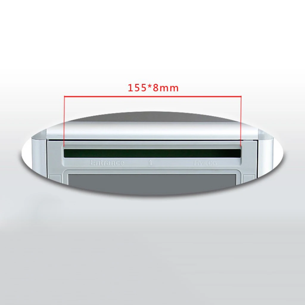 Настенный почтовый ящик с замком 2 шт. алюминиевый сплав вертикальный