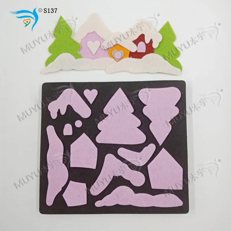 Снежный Дом DIY/S137/новая деревянная форма вырубки для скрапбукинга Thickness-15.8mm