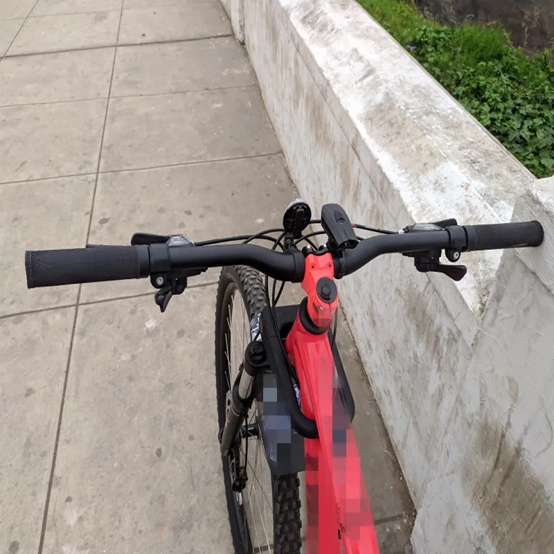 Углеродное волокно черный глянцевый руль для горного велосипеда MTB удобная