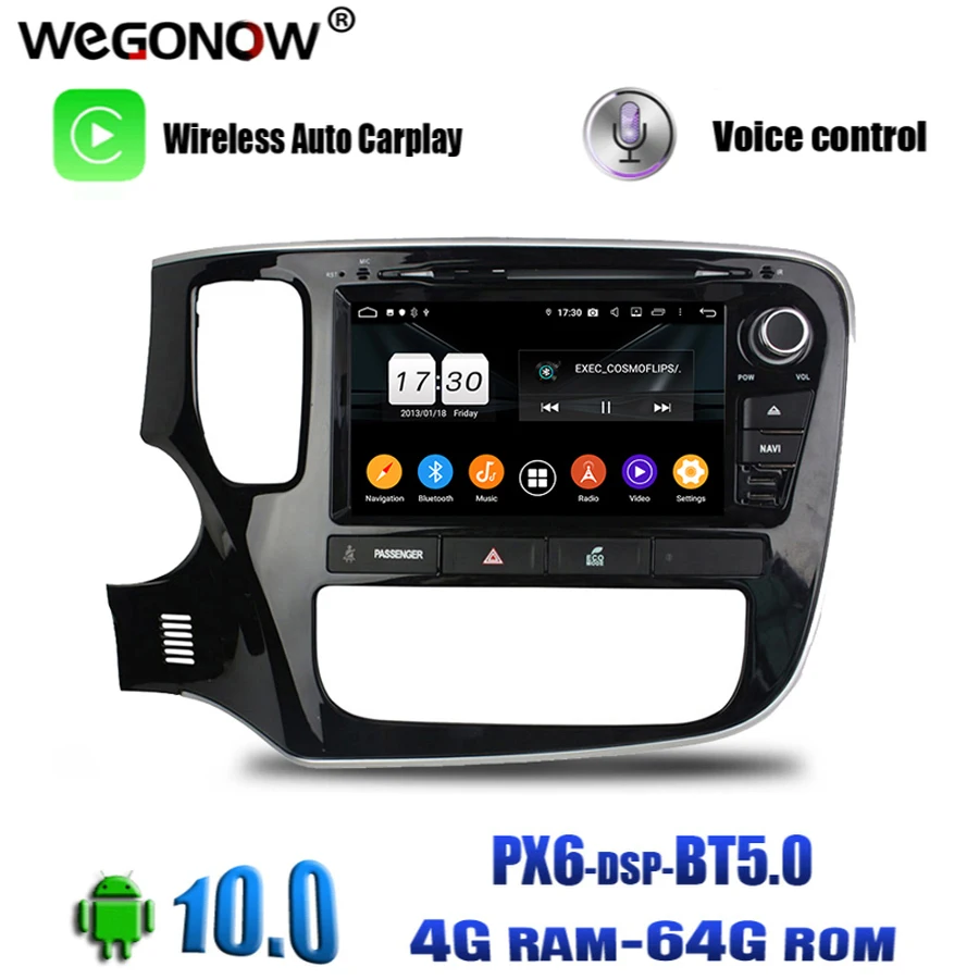 Автомобильный DVD плеер TDA7851 DSP Android 9 0 64 Гб ROM GPS навигация карта RDS радио wifi 4G Bluetooth 5