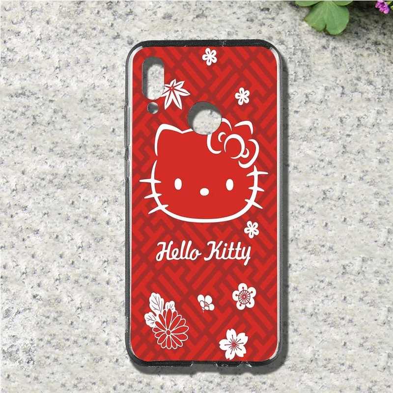 Чехол для телефона hello kitty чехол для Huawei P7 P8 lite P9 lite mini P10 Plus P20 Lite P30 Pro мягкий чехол из ТПУ