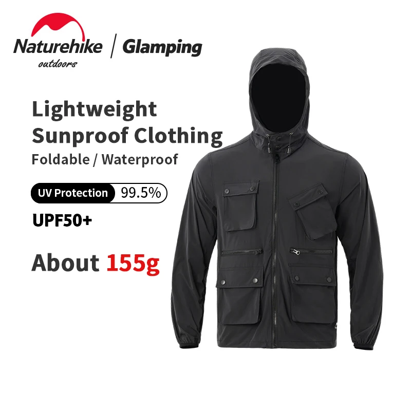 

Легкая летняя Солнцезащитная одежда для мужчин и женщин, с несколькими карманами, водонепроницаемая, дышащая, для пеших прогулок, кемпинга, ...