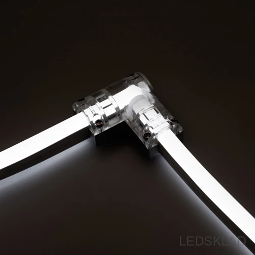 022705 Соединитель угловой ARL-CLEAR-Mini-90 (16x8mm) (ARL Металл)-2шт. Arlight | Лампы и освещение
