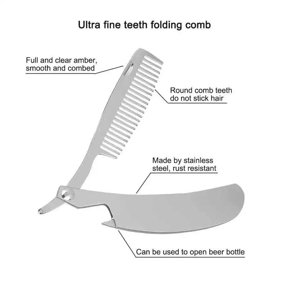 Расческа для волос расческа формирования бороды Мужская усов Антистатическая