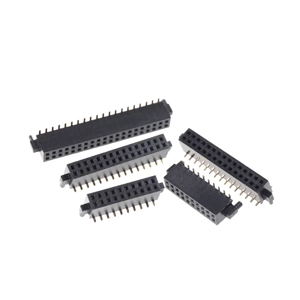 5 шт. прямоугольные гнезда для печатной платы 1 27 мм 20-100 контактов | Обустройство