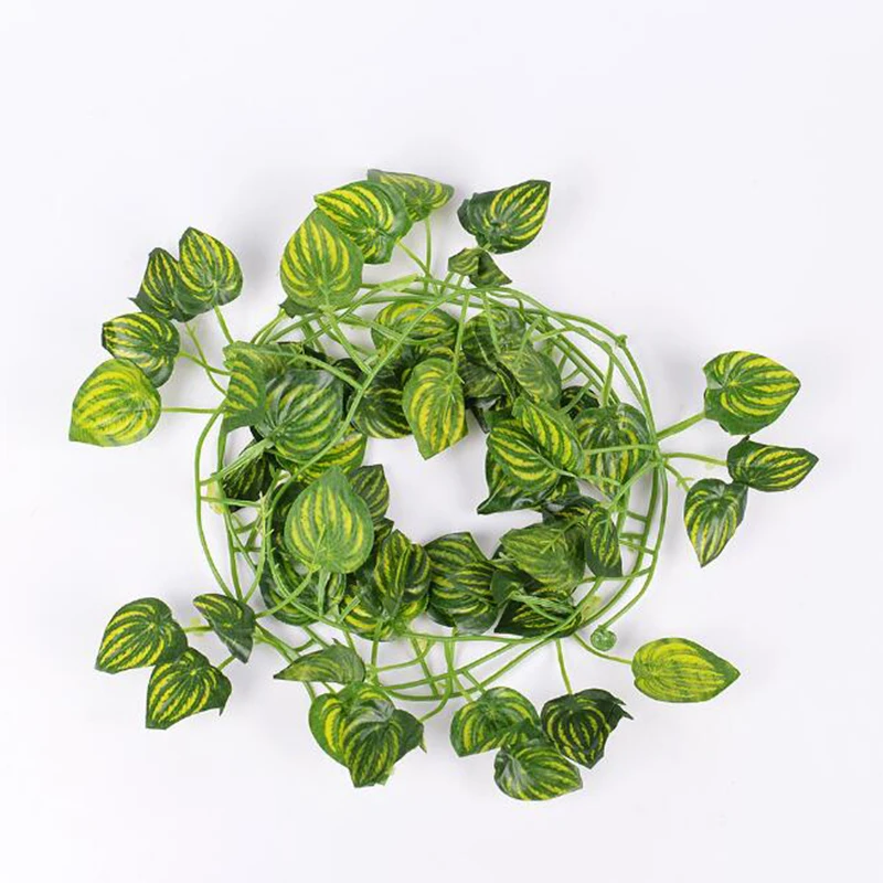 

Silk Roses Ivy flower Vine Artificial Flowers Green garland For Home Wedding garden Decoration Hanging Rattan Wall Decor