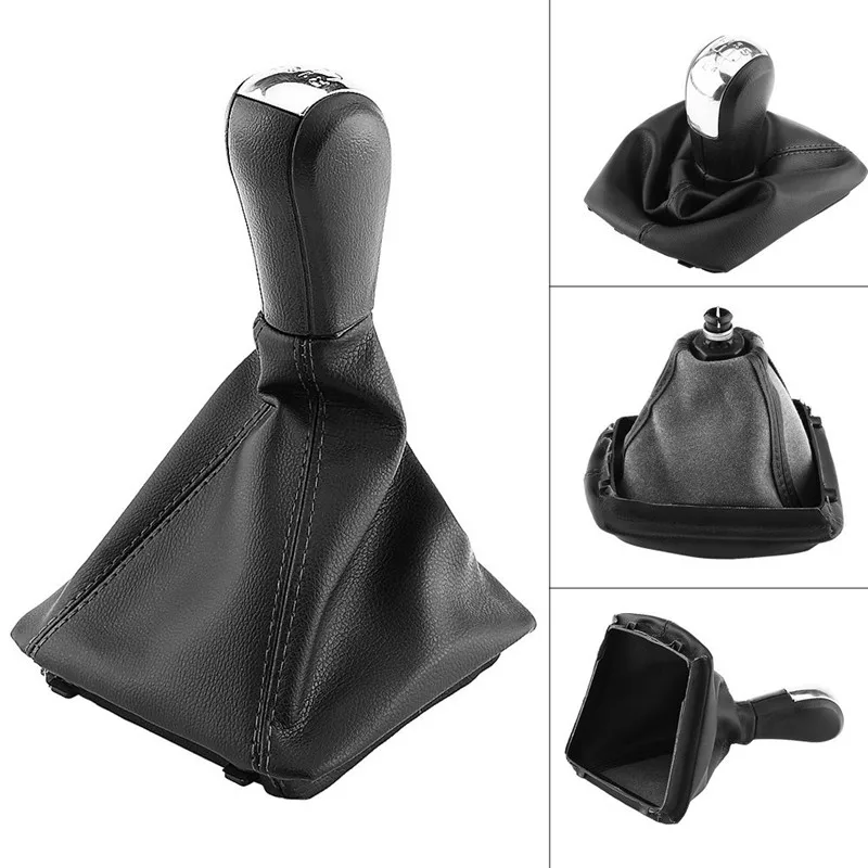 Хромированная ручка переключения передач 5/6 скоростей MT для Skoda Octavia A5 MKII 2004-2012 MK2