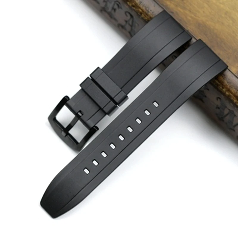 Black Black buckle MERJUST 18 мм 20 мм 22 мм 24 мм ремешок Nato из натуральной кожи черный коричневый хаки ремешок для часов zulu браслет для DW Timex - Цвет ремешка: Black Black buckle