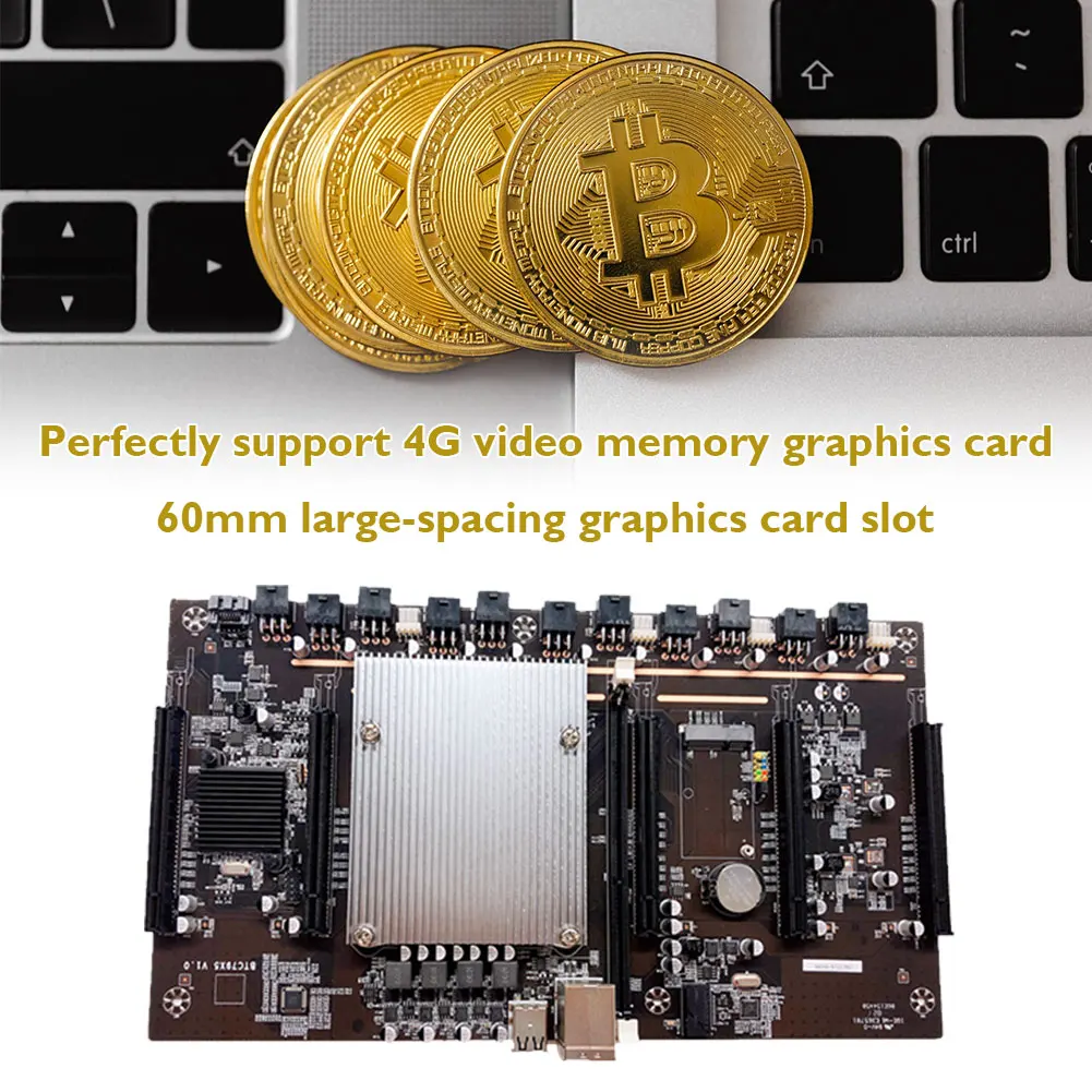 X79 H61 добыча материнская плата LGA 2011 Процессор гнездо 5 PCIe PCI Express 3 0 X8 Слоты DDR3 слот