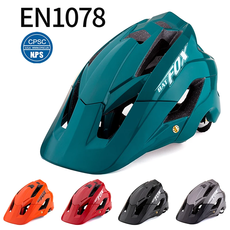 Велосипедный шлем BATFOX All terrai спортивный защитный для горных велосипедов
