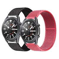 2022mm strap for samsung galaxy watch 3 4541mm active 2 gear s3 frontier 46mm 44mm nylon loop watch band huawei watch gt 22e