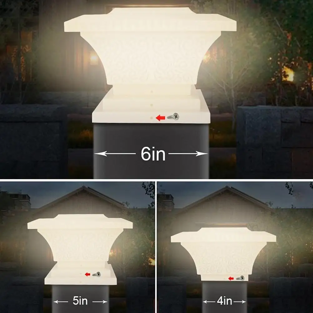 

Wireless Solar Column Light Waterproof Outdoor Lawn Garden Solar Column Light Led Wall Light