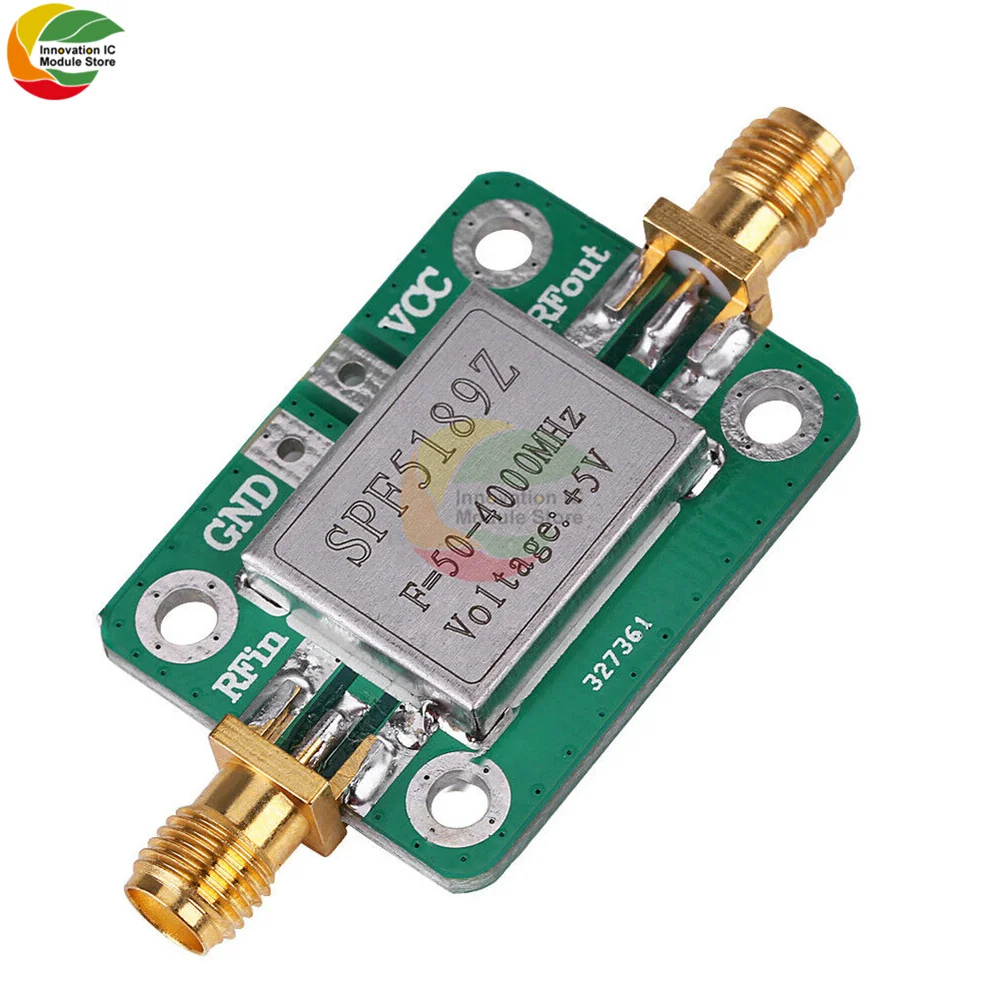 SPF5189 RF усилитель с низким уровнем шума модуль приемника сигнала экран LNA 50-4000 МГц NF