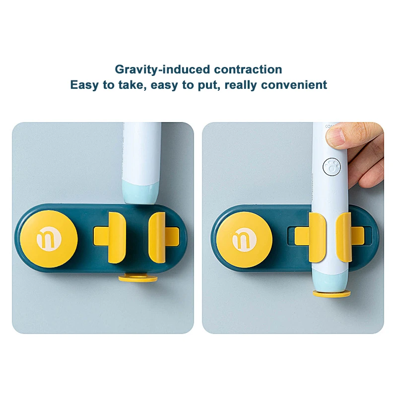 

3colors Electric Toothbrush Holder stable Wall Mount Hold Protect Toothbrush Handle Save Space Keep Dry Toothbrush Holder