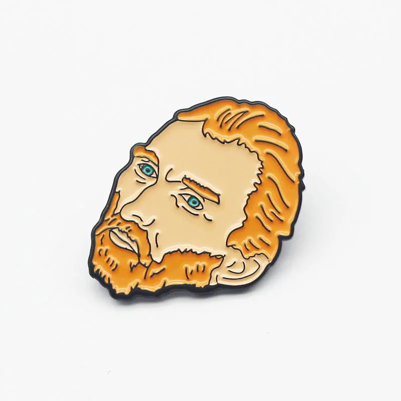 Индивидуальный художественный художник Винсента Ван Гога металлический значок