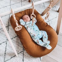 baby lounger for boys girls portable baby nest bed organic fabric travel bed cotton crib nursing bed co sleeper