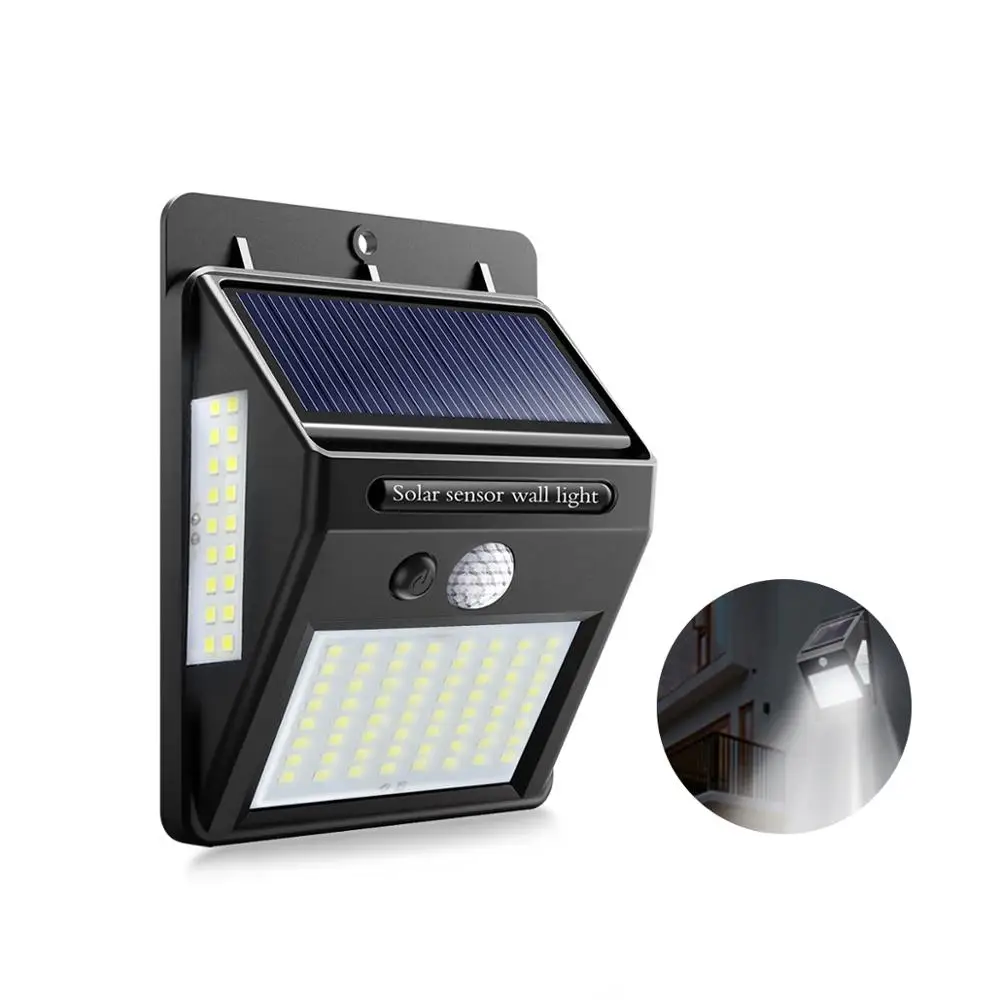 100 35 20 LED Солнечный Свет наружная Солнечная лампа PIR датчик движения панель Ночной