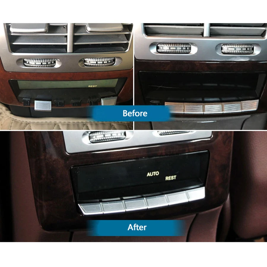 Автомобильный задний кондиционер Кнопка заднего воздуха на выходе кнопка