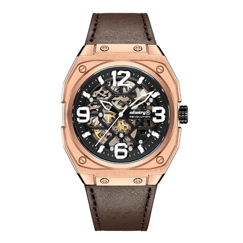 

Пехотные спортивные часы для мужчин, самодельные автоматические механические наручные часы, свободная комбинация, модульные часы, индивид...