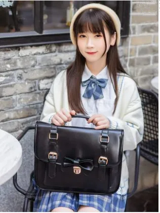 Японская сумка для униформы JK Студенческая Дорожная из искусственной кожи сумка|
