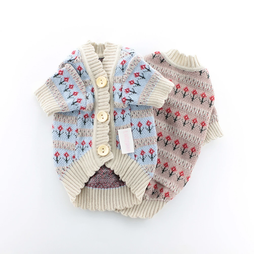 

Pet Dog Sweaters Winter Warm Pet Kintting Clothes for Small Medium Dogs Pet Chihuahua French Bulldog Clothing Dog Apparel