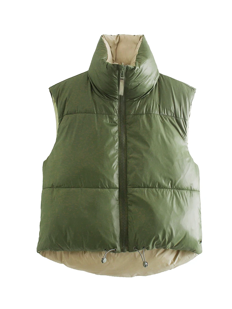 

Vintage Women's Cropped Vest, Coats, Lightweight, Streetwear, Chic, Spring Fashion 2021