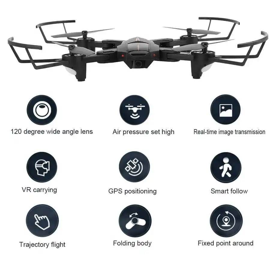 Складной Квадрокоптер XS812 с GPS и широкоугольной камерой высокого разрешения |