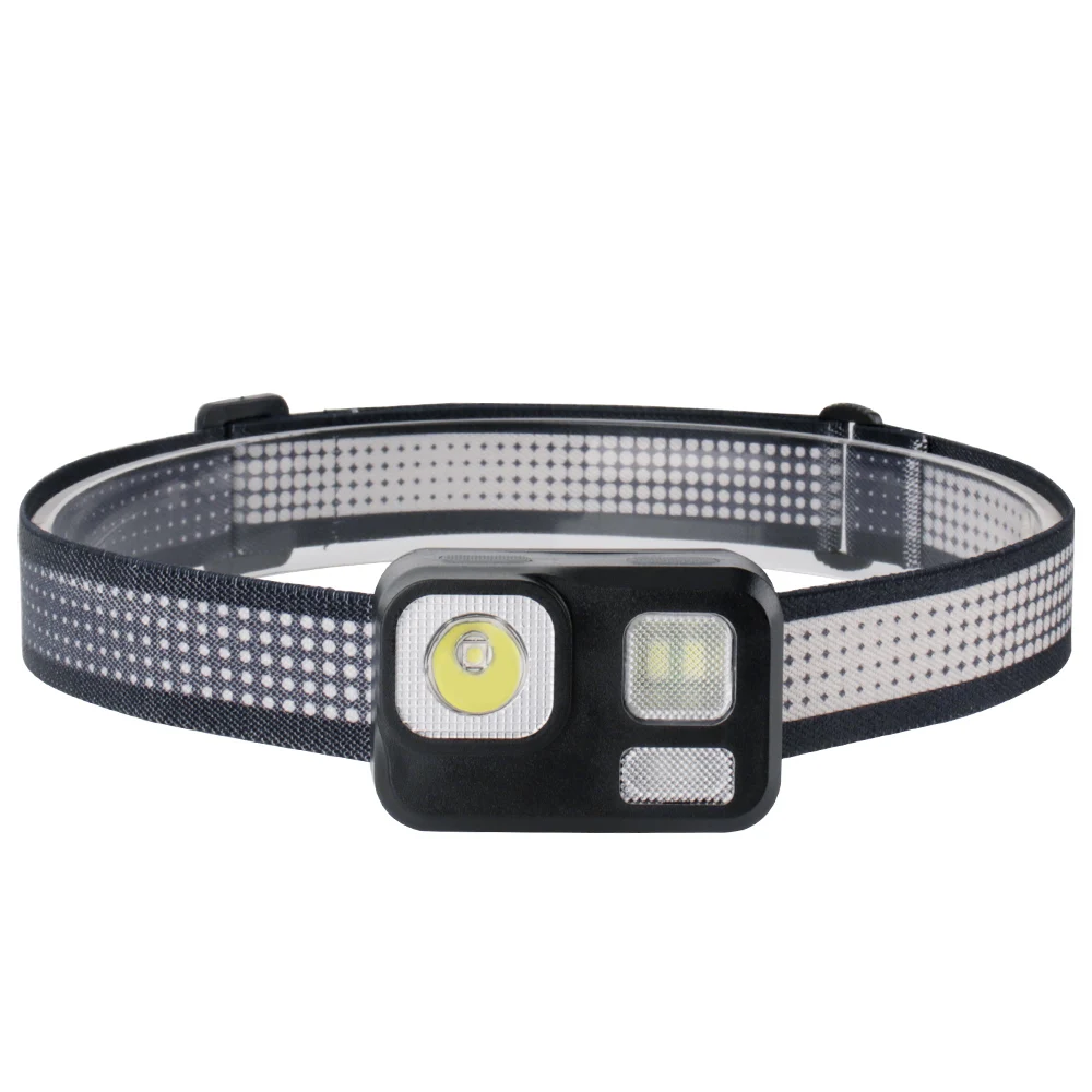 BORUiT B29 светодиодный налобный мини-фонарь XP-G2+ 2*5730+ 2*3030 красный светильник 8-режим головной светильник мощный 180LM Головной фонарь Водонепроницаемый охотничий светильник