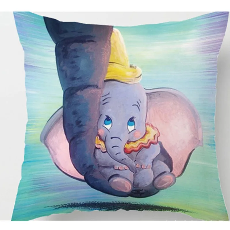 Disney Dumbo Cartoon Pillowcase Sleeper cover Children boy girl Pillow Cover Decorative Cushion Case Living Room Gift | Дом и сад