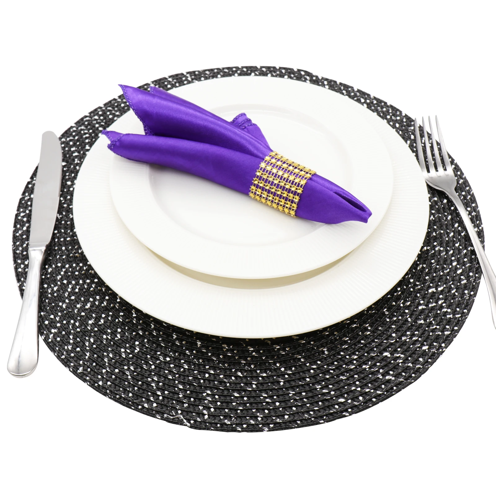 Домашний коврик изоляционный из рами для стола круглые подставки столовые