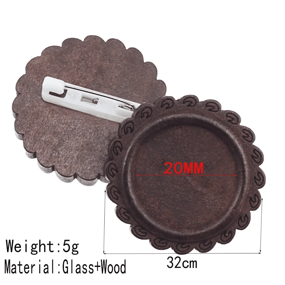 Женская брошь в форме цветка модная японском аниме Токийский Гуль деревянная со