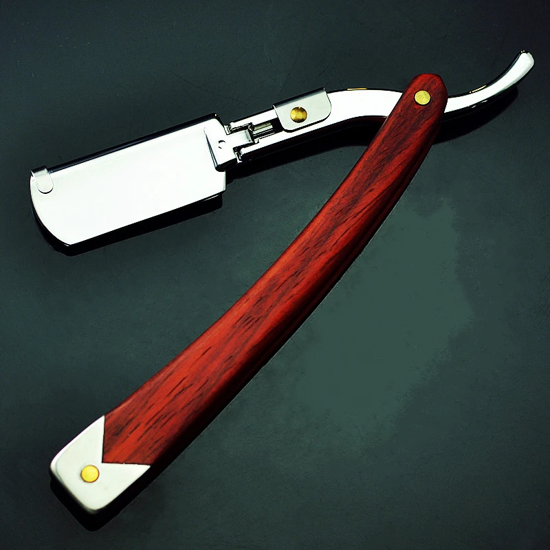 1 шт. Нержавеющая сталь Ручной Прямой бритвы Для мужчин бритья Бритвы из массива