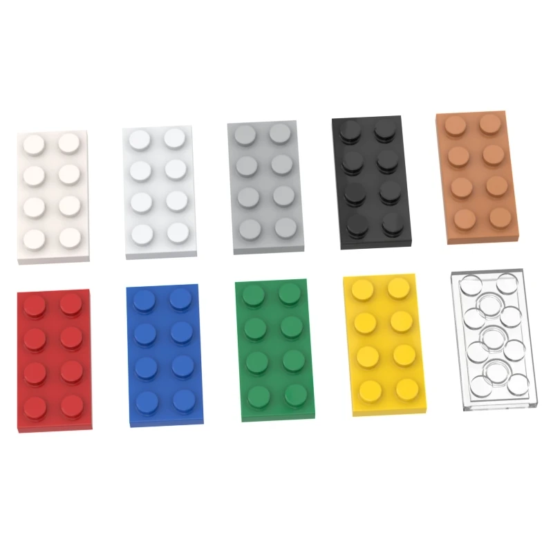 

Одиночная распродажа, блоки для сборки, пластина, 2x4 блоки, коллекционные модульные игрушки GBC для технического набора MOC