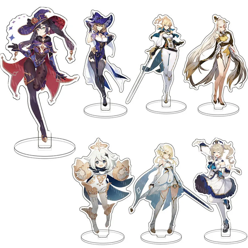 

Genshin-Game Character Impact Zhongli, Mona Xinyan, Cosplay, Plate, Acrylic Figure Model, Desk Decoration, Gift for Fans Anime