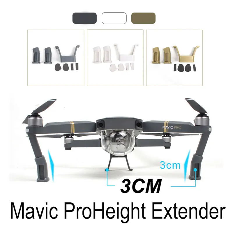 Комплект расширителей высоты для DJI Mavic Pro Platinum Drone безопасное крепление ног