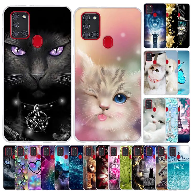 

Case For Samsung Galaxy A21S Case Phone Cover Silicon Soft TPU Back Cover for Samsung Galaxy A21S A 21S Fundas Coque Bumper Etui